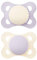 MAM Original Pure Schnuller 2-6 Monate (2er Set), Baby Schnuller aus dauerhaftem und biologisch nachwachsenden Material, Silikon SkinSoft Schnuller mit MAM Schnulleretui