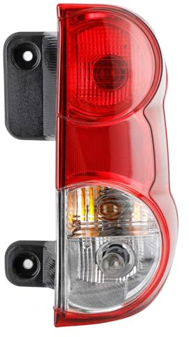 Areyourshop Heckleuchte Rückleuchte Links klar/rot mit Lampen passend für Nissan NV200 2013–2018 │ OEM 12815326 | 265553LM0A (Rechts)