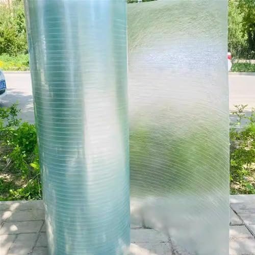 Dachplatten aus Polycarbonat,Gewächshausplatte Glasfaserplatte Transparente Regenfest Isolierung Stoßsicheren Stegplatten Ersatzplatten für Dach Balkon Carport,Leicht zu Schneiden (0,7m x 6m)