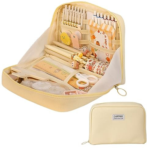 TNSRAY Federmäppchen mit viele Fächern Fassungsvermögen, Federmäppchen Groß, Mädchen Jungen,Große Kapazität Pencil Case für Schule & Büro,Federmäppchen Für Kinder Studenten Federtasche Mädchen