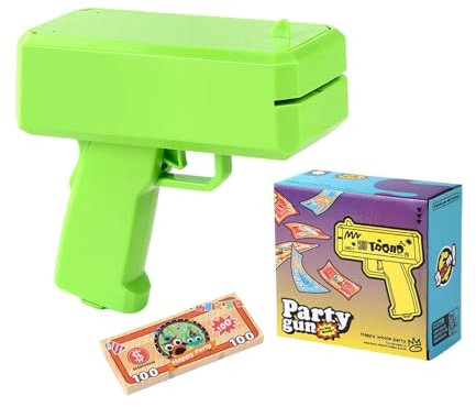 Money Spray Machine | Money Spray Shooter,Money Machine Make It Rain Toy Shooter,for Game Movies, Fake Bill Dispenser Shooter Toy