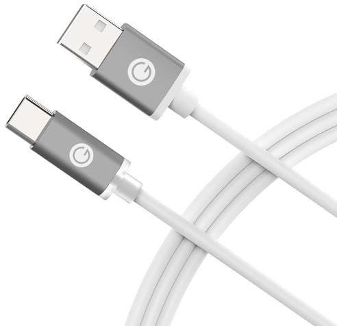 GEEKRIA USB-Gamepad-Ladekabel, kompatibel mit Google Stadia, PlayStation 5, Xbox Series X, Series S Ladekabel, USB auf USB-C Ersatz-Netzteil, Ladekabel (10 Fuß/300 cm)