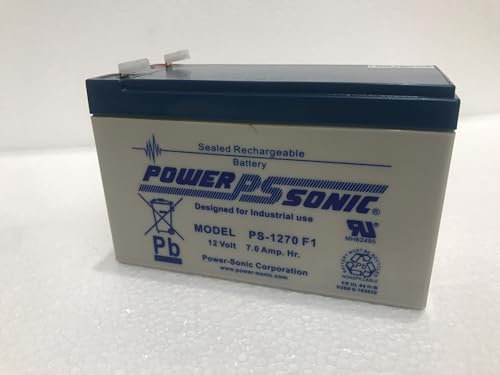 12V 7Ah Rechargeable Security Battery, Model PS-1270 F1
