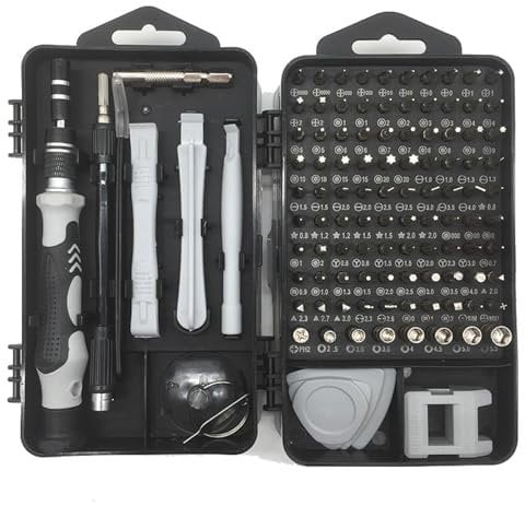 115-in-1 Precision Screwdriver Set – Mini Screwdriver Set for Electronics Repair, PC, Smartphones, Laptops, Tablets & More – Includes 98 Bits, Handle, Tweezers, Spudger & More