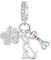 BIZK Jich liebe dich bis zum Mond und zurück Buch Charm Anhänger für Armband 925 Sterling Silber Charm Bead Pendant für Europäische Armbänder und Halsketten