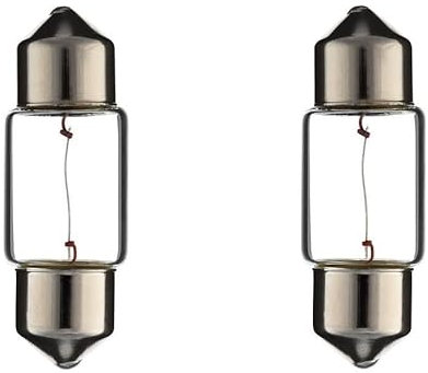 cyclingcolors 2x lampadina SV8.5 10W 10X31 24V lampada auto moto ciclomotore trattore camion furgone