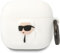 CG Mobile Karl Lagerfeld 3D Silicone NFT Fall für AirPods 4 (Weiß)