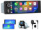 Hexinex 1 DIN Radio Coche Universal con Pantalla Táctil 6.36 Pulgadas, con CarPlay/AndroidAuto/Mirror Link, Admite Carga Type-C/USB/Micrófono/FM/EQ/WiFi/GPS/Bluetooth/USB/SWC y Cámara Trasera