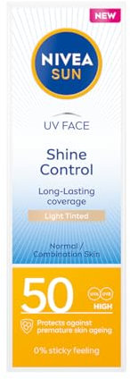 NIVEA SUN UV Face Matt Gesichtscreme LIGHT mit hohem SPF50 Schutz 50ml