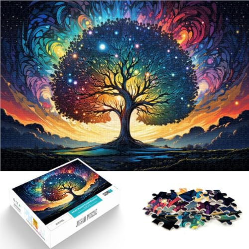 Adults Puzzles 2000 Piece Jigsaws Strange colorful world tree For Family Fun Analysis and logic 27.56 in x39.37 in for teenager Age 14 Years Up