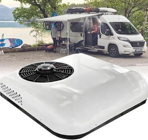 Climatiseur pour camion, unité de climatisation de toit pour camping-car, climatiseur silencieux à refroidissement rapide pour camionnette, remorque, bateau, camping-car, tracteur, caravane 12V