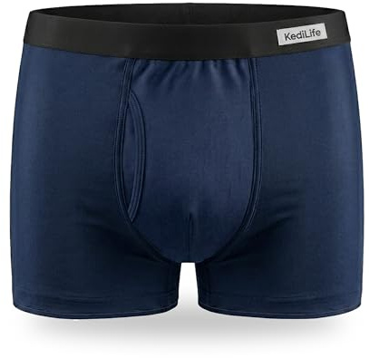 KediLife Inkontinenzunterhose für Herren – 1 saugfähige Boxershorts für kleine Urinärausfälle (250 – 300 ml) – Größe M – waschbar, wiederverwendbar und diskret – saugfähige Unterhose für Herren, Farbe