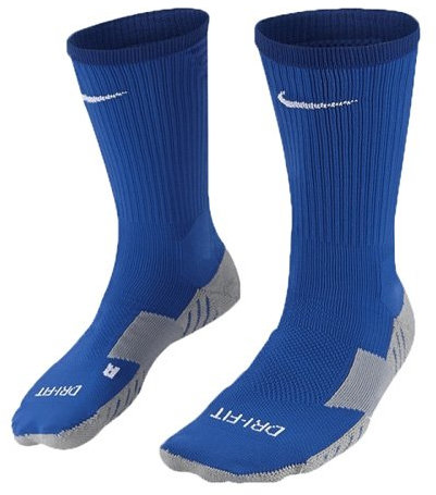 Nike Herren Matchfit Cushion Crew-Team Socken -Blau (Royal Blue/Bright Blue/White) , L