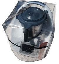 Ma Belle Protective Cover for Thermomix TM6/Tm5/Tm31 Varoma Free Transparent Black Bias