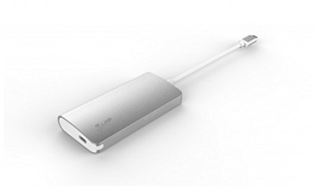 LMP Hub Video 5-Port USB-c mit HDMI, USB 3.0 und USB-c – Silber