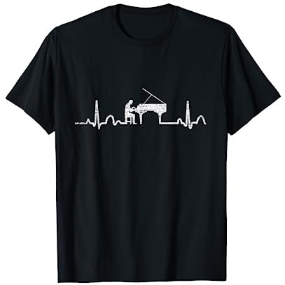 Klavier T-Shirt - Pianist Flügel Piano Keyboard Musiker T-Shirt