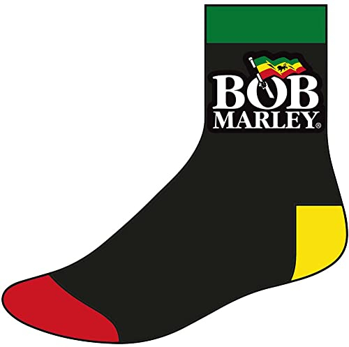 Bob Marley Offizielle bedruckte Socken (schwarz/mehrfarbig)