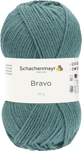 Schachenmayr Bravo 9801211-08380 Aqua Handstrickgarn, Häkelgarn