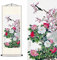 FOVNOT Asiatische Deko, Asiatische Wall Decoration Chinesische Pfingstrose Blumen Schriftrolle Painting Wanddeko Flur Gemälde Wanddeko Wohnzimmer Gemälde Leinwand Wohnzimmer Wanddeko
