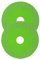 UBERMing Glass Cutting Disc 2 Pièces Disque de Coupe de Verre 125mm Disque à Tronçonner le Verre pour Meuleuse d'angle pour Porcelaine, Verre, Jade, Bouteilles de Vin (Ø 22,23 mm Vert)