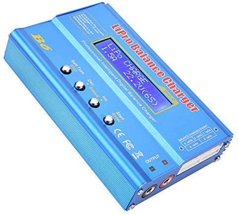 Garosa Caricabatterie Bilanciato per Batterie LiPo, Scaricatore B6 80W con Display LCD Digitale, Caricabatterie per Uso Generale con Regolazione Automatica