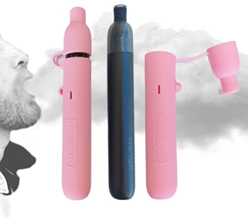 Sigaretta Elettronica Svapo Wenax M1 Cover Custodia in Silicone Anticaduta Antiurto Antigraffio Igienica Alta Qualita' design unico (rosa)