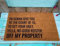 Ecosides Home Alone Doormat, Welcome Doormat, Front Doormat, Housewarming Gift, Funny Gifts, Funny Doormat