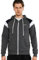 Ywenaisy Trainingsjacke Herren Pullover Herren Sweatjacke Herren mit Kapuze Zip Hoodie Herren Kapuzenjacke Herren Kapuzenpullover Herren Farbblock(09#Dunkelgrau,L)