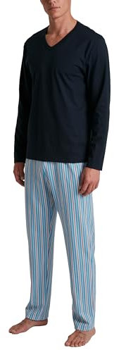 CALIDA Cotton Special Pyjama, lang Herren, aus 100% Baumwolle