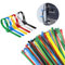 MisFun 100 Stück Kabelbinder Wiederverschließbar, Professionelle Kabelbinder 4,8 x 200 mm, UV Beständig, Cable Ties Set für Kabelmanagement, im Büro, Gartenarbeit, Wohnen und Werkstätten