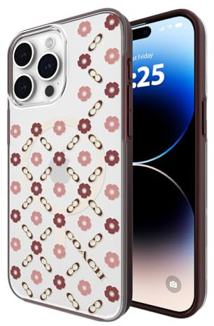 Coach iPhone 14 Pro Max Hülle kompatibel mit MagSafe - Tea Rose