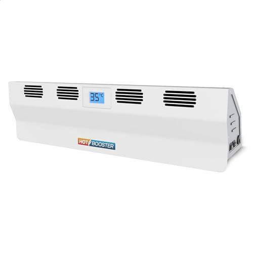 LTC - HOT-BOOSTER - Diffuseur thermique pour radiateur, sur batterie - Efficace et économique - La solution qui redirige l'air chaud des radiateurs horizontalement - Blanc