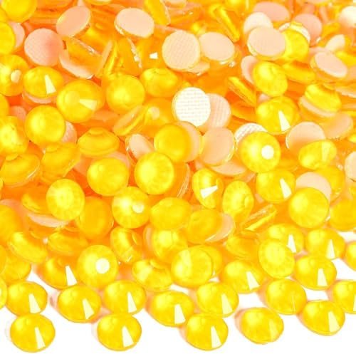 Blinginbox Orange Neon, SS20 Hotfix Rhinestones for Clothes,1440pcs Hot Fix Rhinestones Crystal Gems for Crafts Decoration Diamond Paintings Photo Frames Bags Greeting Cards Body Art