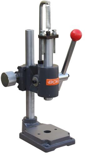 BOKA Dornpresse – 1T Tisch-Pressmaschine, Manuelle robuste Konstruktion, einstellbare Presshöhe, ideal für Schmuckherstellung, AP-1S
