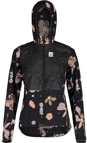 Maloja Damen TamaraM. Printed Jacke, deep black flora, M