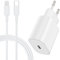 20W Chargeur iPhone USB C Rapide, certifié Apple MFi Chargeur Apple Cable Rapide avec 2m Câble USB C pour iPhone 14 Pro Max/14/13 Mini/13 Pro/13 Pro Max/12 Mini/12 Pro/12 Pro Max/11/SE/XR/XS Max/iPad