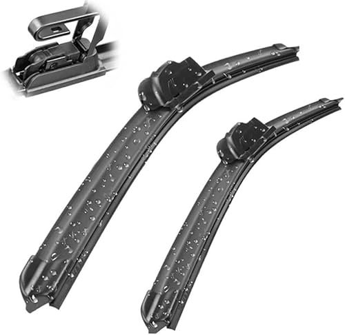 ZLxsmy Auto-Scheibenwischer-Set für BMW Serie 3 E36 318 320 323 325,Vorne + Hinten Wischer Klingen,Das Material ist langlebig und die Fenster sind sauber,B/Right Hand Drive