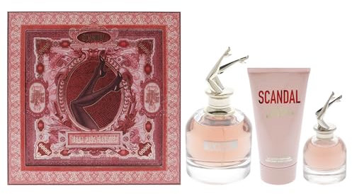 Scandal by Jean Paul Gaultier for Women - 3 Pc Gift Set 2.7oz EDP Spray, 0.20oz EDP Spray, 2.5oz Perfumed Body Lotion