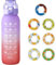Luft Wasserflasche,1000ml Sport Air Wasserflasche mit Pods BPA Frei Starterset 0 Zucker, Trinkflasche mit 7 Geschmack Pods Ideal zum Laufen und im Fitnessstudio (H)
