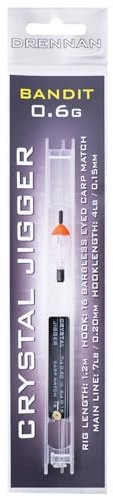 Drennan Crystal Jigger Bandit Rig: 0.6g
