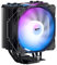 darkFlash Z4Pro Mist CPU Cooler, 120mm Single-Tower, TDP 200W, 4×Ф6mm Heatpipes, ARGB PWM PC Fans, CPU Air Cooler Compatible with Intel LGA115x/12xx/17xx; AMD AM4/AM5, 155mm in Height(Black)