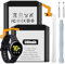 Beefix Batteria per Samsung Galaxy Watch Active 2 44mm, 380mAh EB-BR820ABY Batteria sostitutiva Batteria agli ioni di litio Smartwatch con strumenti di riparazione