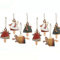 Weihnachtsanhänger Schutzengel Weihnachtsbaum Dekoration, 8 Stück Engel Anhänger Weihnachtsdeko Christbaumschmuck aus Metall (10 x 10 cm) (8pcs)