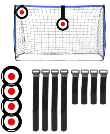 4pcs Football Training Discs, Goal Target With Adjustable Strap, Shooting Practice Equipment