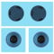 Konohan Surface Laptop 3 4 5 Rubber Feet Replacement Compatible with Microsoft Surface Laptop 3 4 5 Anti Slip Bottom Case Rubber Foot Pads