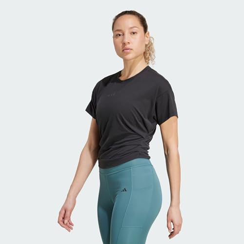 adidas Damen Power T-Shirt, Black, S