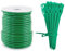 BDHYYM 3.5mm x 20 m Pflanzendraht Gummiert + 50 Stück Pflanzbinder Pflanzenbinder Grün,Bindedraht Ummantelt,Gartendraht Weich Dicke Bindedraht Gummiert,Gartendraht Gummiert,zum Pflanzen stabilisieren