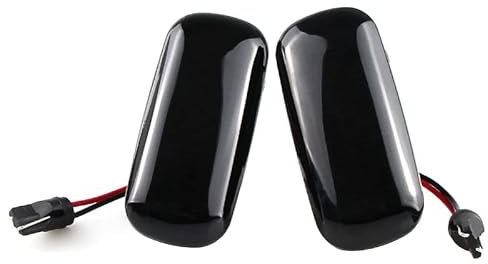 Huhpa 2 STÜCKE Rauchglas Bernstein Kotflügel Seitenmarkierungsleuchten for Audi A3 S3 8P A4 RS4 S4 B6 B7 A6 S6 RS6 A6 C5 C7 Etc