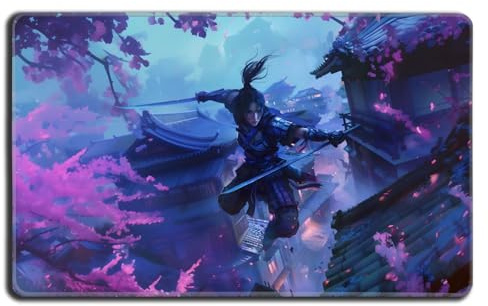 Digital Sorcery Studio Tapete de Juego de Cartas – Borde Cosido Premium mazos MTG Fallout Commander (Yuriko Ninja Warrior)