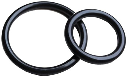 2 Stück NBR O-Ringe, 6 mm x 95 mm x 107 mm, schwarze O-Ringe aus Nitrilkautschuk